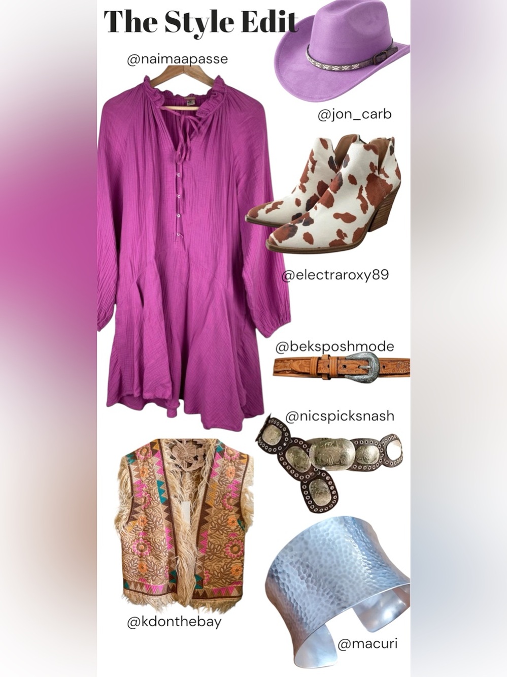 Magaschoni Pink Purple Mini Dress